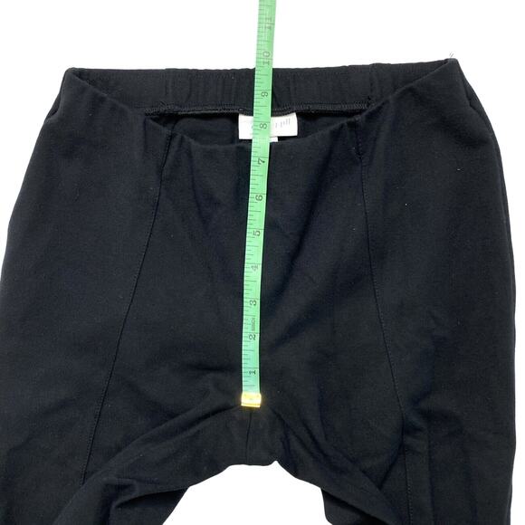 J.JILL Ponte Leggings in Black Size XS Petite Rayon Spandex Center Seam Pull On - Picture 7 of 8
